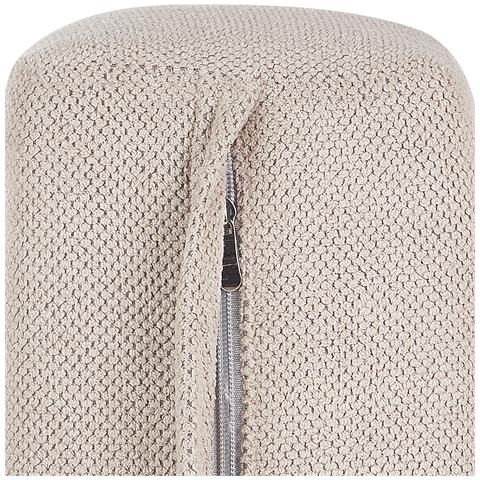 Chaise Longue Niort Tessuto Beige - Foto 7