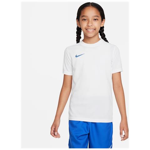 T-Shirt Dry Park Vii Jr Bv6741-102 Bambino Taglia Xl Colore Bianco - Foto 1