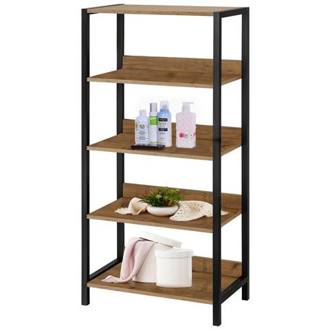 Chris Scaffale A 4 Scomparti In Agglomerato Rovere Parcific - Foto 2