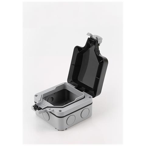 Scatola Di Derivazione Impermeabile Con Coperchio E Copertura Gray - Foto 2