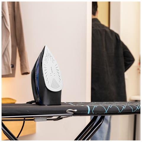 IronHero 3200 Double Steam i-Pump Ferro a vapore 3200 W Nero, Blu scuro - Foto 12