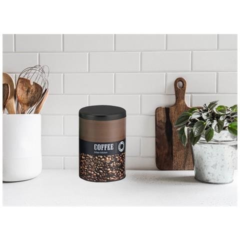 Barattolo Contenitore Ermetico Scatola Alimenti Cucina Con Coperchio Print Barattolo Caffè - Foto 2