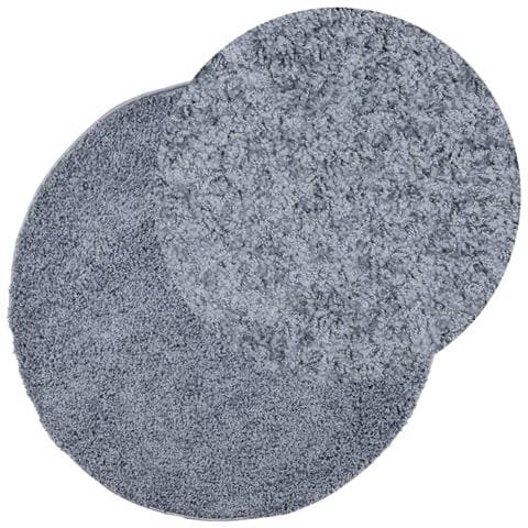 Tappeto Shaggy Pamplona A Pelo Lungo Moderno Blu 280 Cm - Foto 3