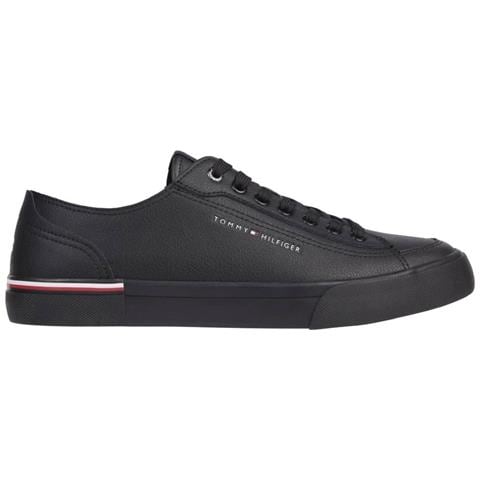 Corporate Vulc Sneakers Pelle Scarpe Uomo Nero Eu 44, Fm0fm04953 Bds - Foto 1