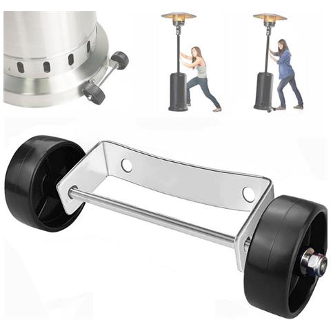 Supporto Per Ruote Per Riscaldatore Da Patio Per Una Facile Mobilità - Foto 1