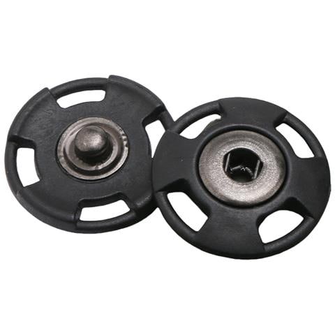 Bottoni Automatici Invisibili, 25 Mm (10 Pezzi) Black - Foto 1