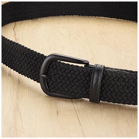Cintura Elastica Intrecciata Senza Fori Black S - Foto 2