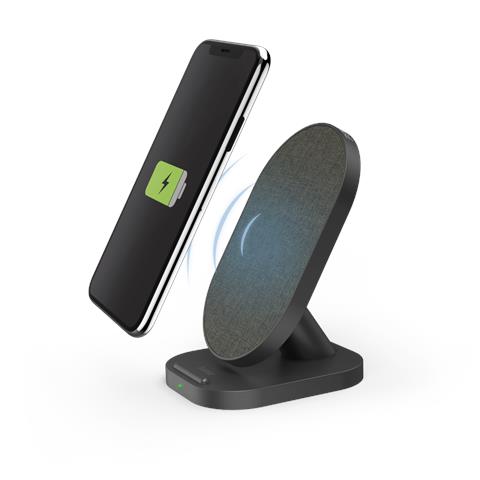 QI-FC15S-Fab Smartphone Nero USB Carica wireless Ricarica rapida Interno - Foto 1