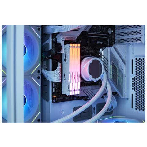FURY Beast 16GB 6000MT /s DDR5 CL36 DIMM White RGB EXPO - Foto 8