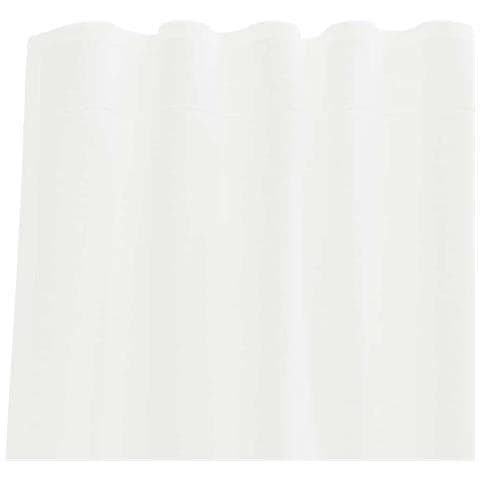 Tende In Voile Con Tasche Per Aste 2 Pz Bianco - Foto 2