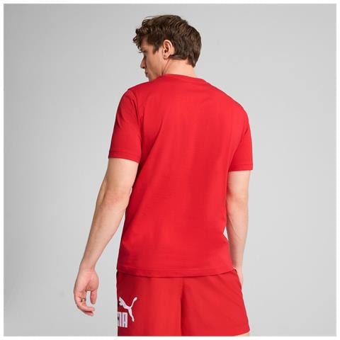 Ess Logo Lab Summer Tee 68467111, Uomini, Rosso, S - Foto 5