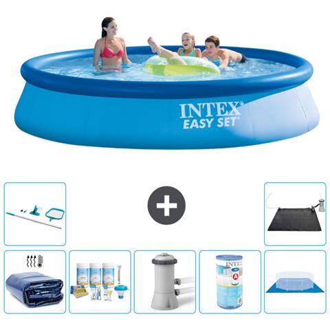 Piscina Fuori Terra - In Giro - 396x84 Cm - Blu - Include Accessori Coordinati A716 - Foto 1