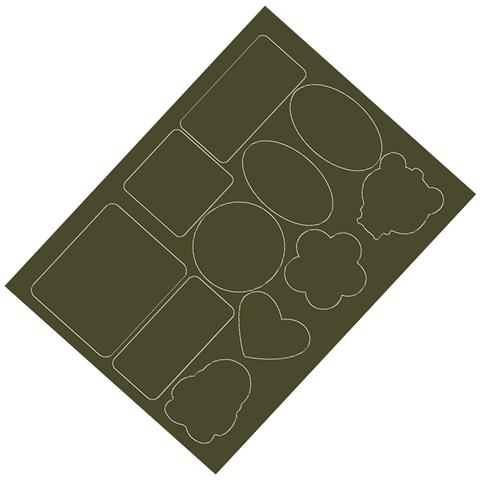Toppe Per Riparazione Piumini, Toppe Termoadesive Per Abbigliamento, 10 Pezzi Green  Modello 2 - Foto 2