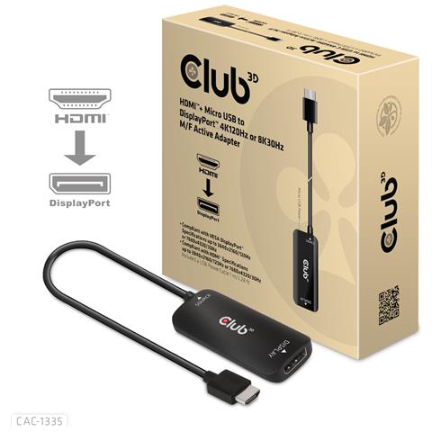 CAC-1335 cavo e adattatore video 1 m HDMI + USB DisplayPort - Foto 2
