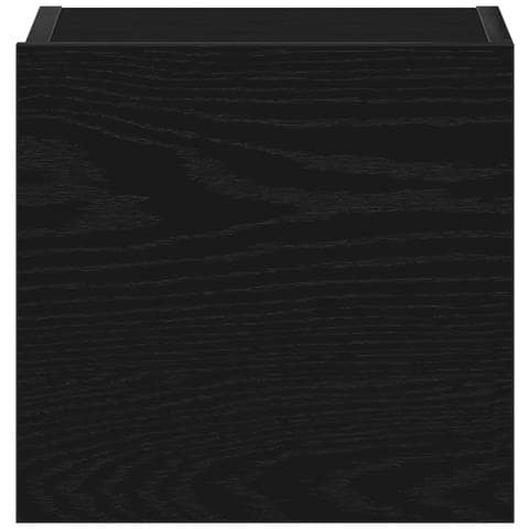 Set di mobili TV 3 pezzi  in legno ingegnerizzato di rovere nero - Foto 9