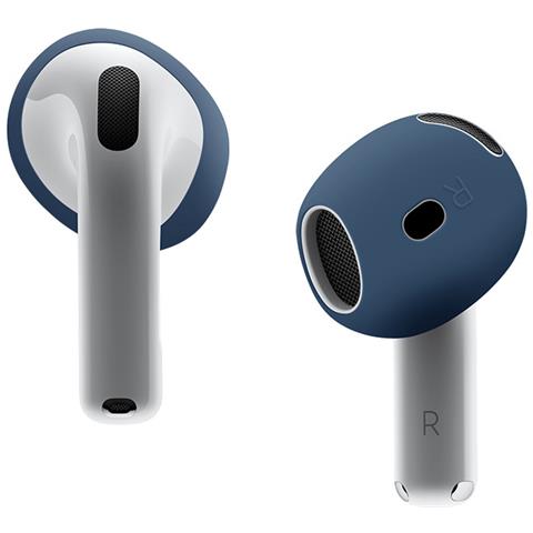 Cuscinetti Auricolari In Silicone Per Apple Airpods 4 - Set Da 2 Paia: Comfort E Protezione Blue - Foto 1