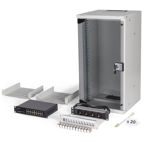 Set di rete SOHO Pro, 254 mm (10") - 12U, 315 x 300 mm (L x P) - Foto 1