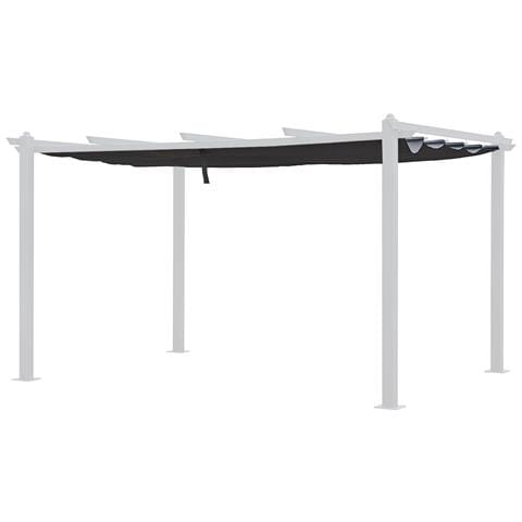 Copertura Per Pergola Autoportante 3 × 4m Cassis Grigio - Foto 2