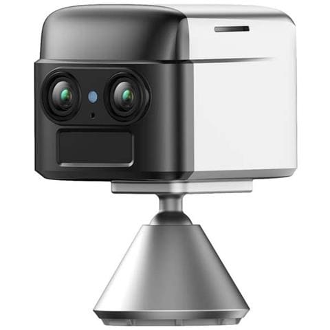 Telecamera Wifi A Doppia Lente A Basso Consumo: 3mp, Accesso Remoto, Visione Notturna, Monitoraggio Animali Domestici - Foto 1