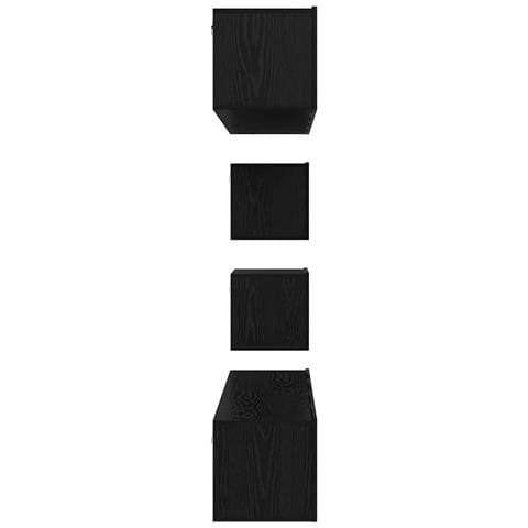 Set mobile TV 6 pcs Rovere Nero 80 x 30 x 30.5 cm Small - Foto 9
