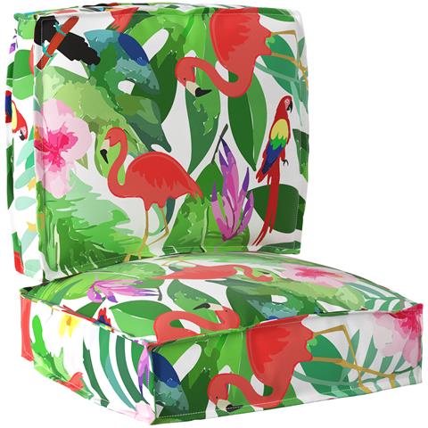 Set di Cuscini per Palletta 2 Pezzi Multicolore in Tessuto Oxford - Foto 1
