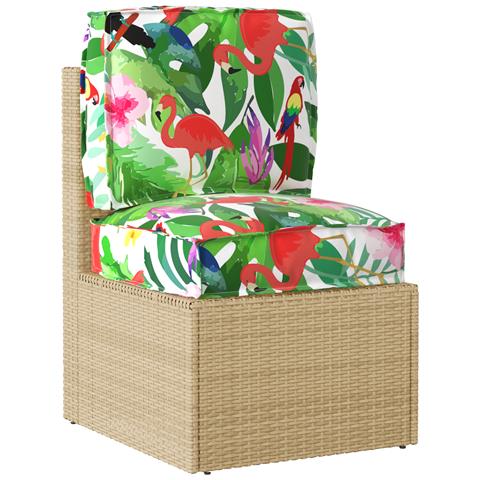 Set di Cuscini per Palletta 2 Pezzi Multicolore in Tessuto Oxford - Foto 2