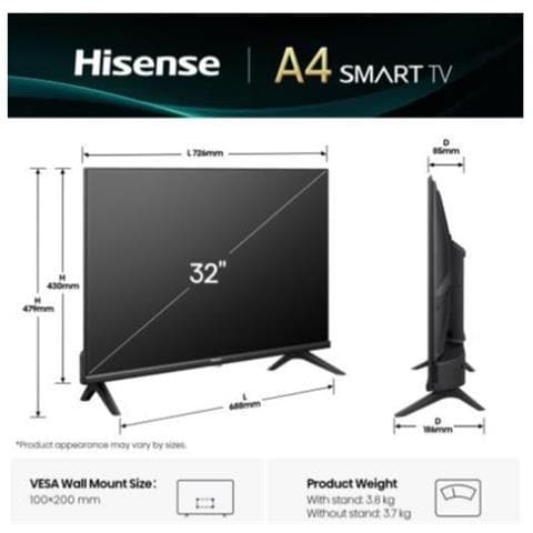 Smart TV 32" HD Ready 32A49Q - Foto 7