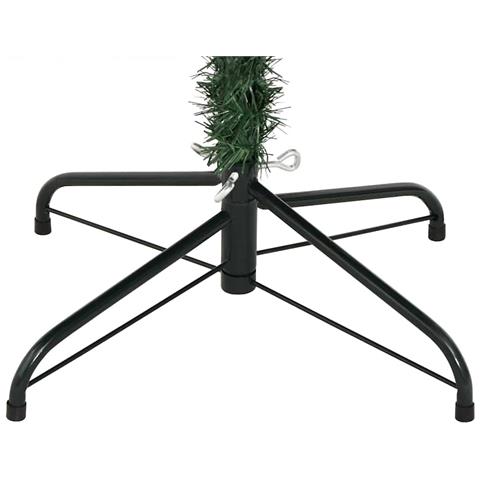 Albero di Natale artificiale a cerniera con neve fioccata - Foto 9