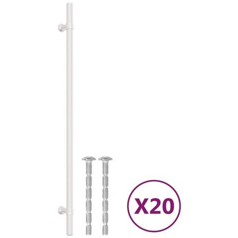 Maniglie per Mobili 20 pz Argento 320 mm in Acciaio Inox - Foto 1