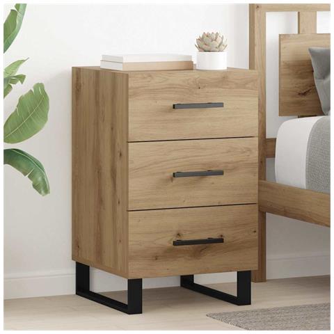 Armadio da Notte Rovere artigianale 40 x 40 x 66 cm - Foto 2