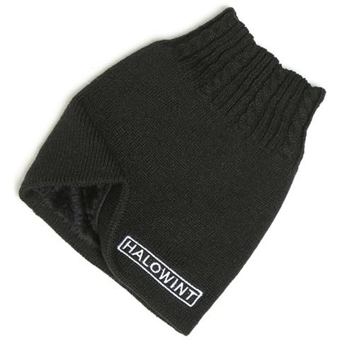Scaldacollo Ricamato Con Lettera A Tinta Unita - Scaldacollo In Maglia Caldo Black - Foto 3