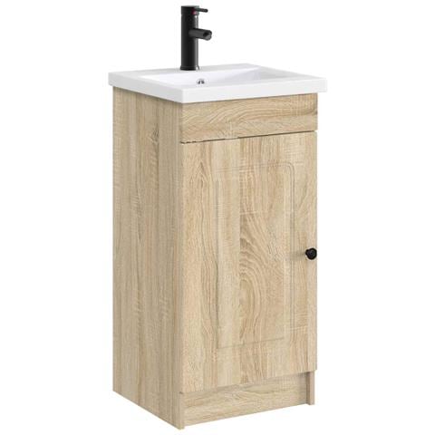 Lavabo da bagno Nero Opaco 42 x 40 x 16,5 cm Metallo - Foto 2
