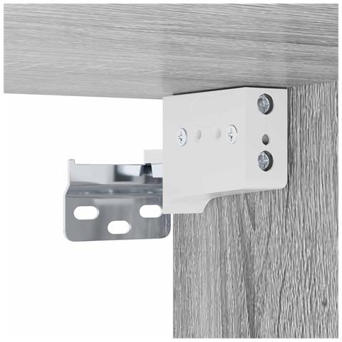 Mobile TV da Parete A parete Sonoma grigio 180 x 28 x 21 cm - Foto 9