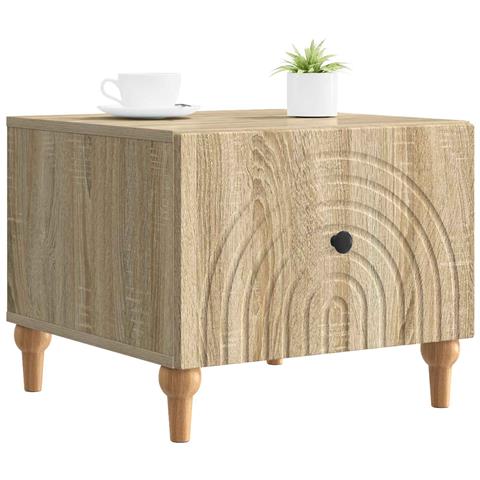 Tavolino da salotto con cassetto Rovere Sonoma 49 x 50 x 40 cm - Foto 2