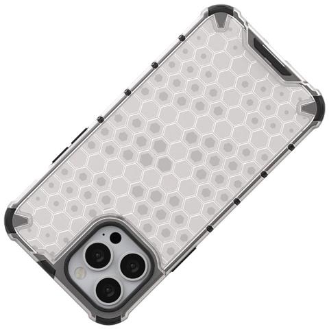 Coperchio A Nido D'ape Con Bumper In Tpu, Progettato Per Iphone 13 Pro Max, Verde. - Foto 2
