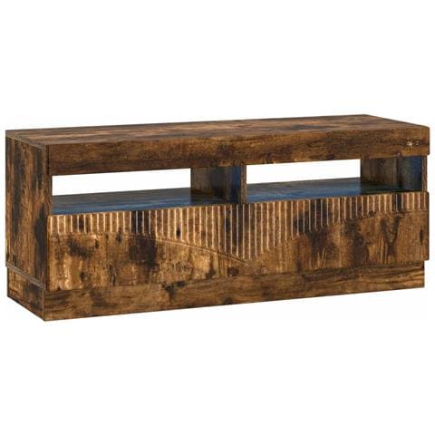 Mobile TV LED Rovere Fumo Legno ingegnerizzato - Foto 1