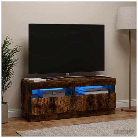 Mobile TV LED Rovere Fumo Legno ingegnerizzato - Foto 2
