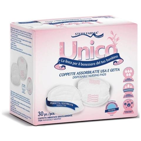 Unico Coppette Assorbilatte USA e Getta 30 Pezzi - Foto 1