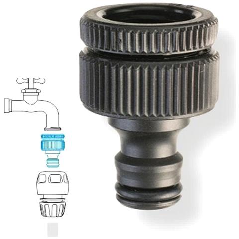 3/4"" - 1/2"" Presa Per Rubinetti Filettati Attacco Rapido Per Tubo Irrigazione - Foto 1