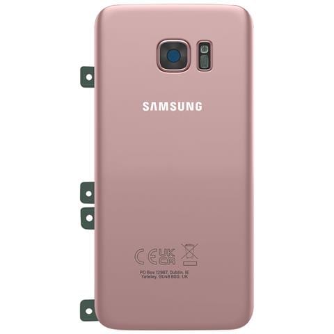 Cover Batteria Originale Per Galaxy S7 Edge Con Adesivo Biadesivo, Rosa - Foto 1