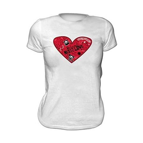 Skelanimals - T-shirt Valentin Femme Bianco Di Base (xl) - Foto 1