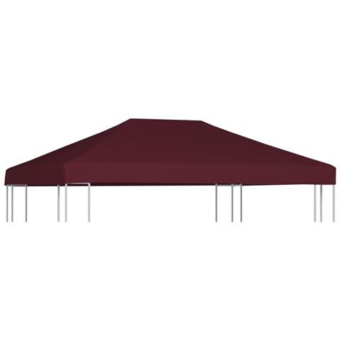 Copertura Superiore Per Gazebo 310g / m² 3x4m Bordeaux - Foto 1