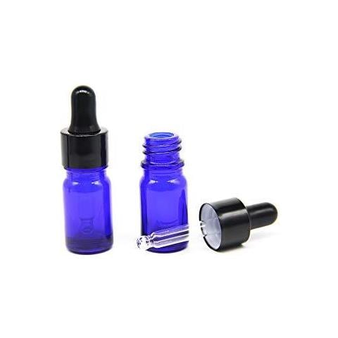 10ml Blu Contagocce Bottiglie Di Vetro Vuote Contagocce Con Vetro Pipetta Contagocce Piccolo Campione Bottiglie Di Vetro Per Lolio Essenziale Del Diffusore Massaggi Bellezza Olio Mix - 12 Pz - Foto 4
