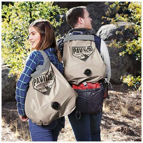 Materassino Gonfiabile Con Sacca Sottovuoto Campeggio Singolo 1 Posto - Foto 12