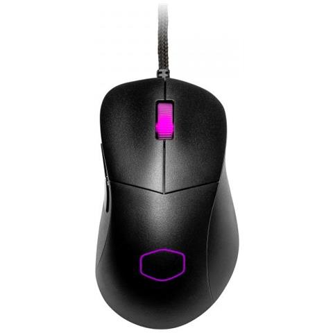 CM Mouse Gaming MM730 Black Matte, Claw&Palm, ABS Plastic Rubber PTFE, PixArt Optical Sensor, 6 tasti, fino a 16000DPI - Foto 2