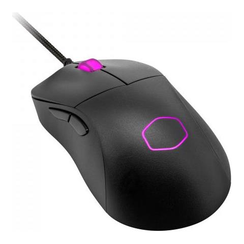 CM Mouse Gaming MM730 Black Matte, Claw&Palm, ABS Plastic Rubber PTFE, PixArt Optical Sensor, 6 tasti, fino a 16000DPI - Foto 3