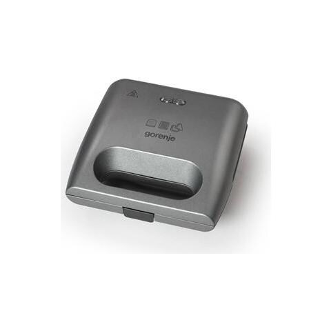 Gorenje Sandwich Maker Sm703gcg 700 W, Numero Di Piatti 3, Numero Di Pasticceria 2, Grigio - Foto 2