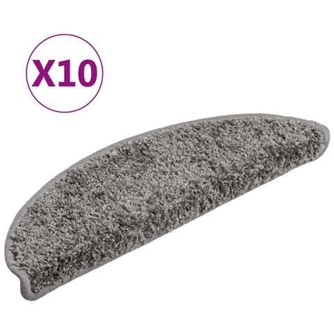 Tappetini Per Scale 10 Pz 56x20 Cm Grigio - Foto 1