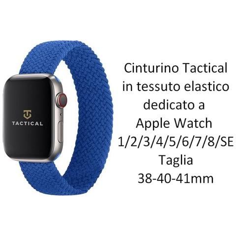 Cinturino Xl 765 Originale Braided String Per Apple Watch 1-2-3-4-5-6-7-se 38 40 41mm Blu - Foto 2