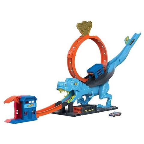 Playset Mattel Hkk42 Hot Wheels City Sfreccia Su T-rex - Foto 1